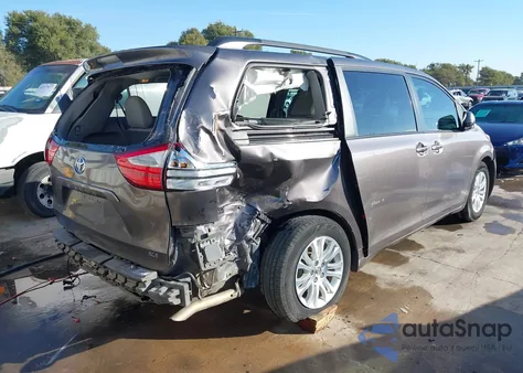 2016 Toyota Sienna Xle Premium 8 Passenger из США, поврежденный, VIN 5TDYK3DC4GS726633